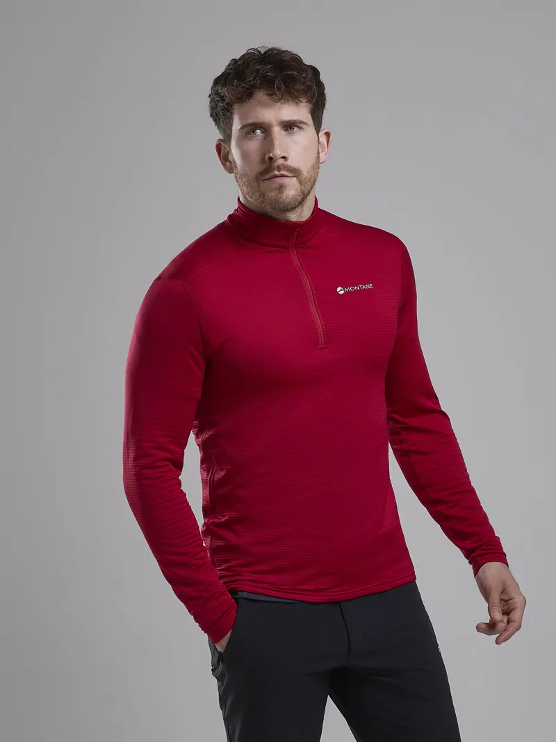 Montane Mens Protium Lite Pull-On - Acer Red-1