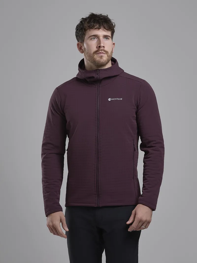Montane Mens Protium XT Hoodie - Dark Garnet-1