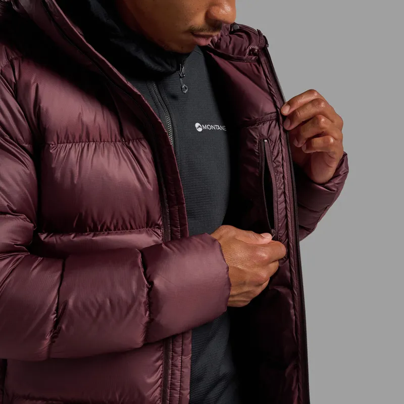 Montane Mens Polaron XT Hoodie - Dark Garnet-6