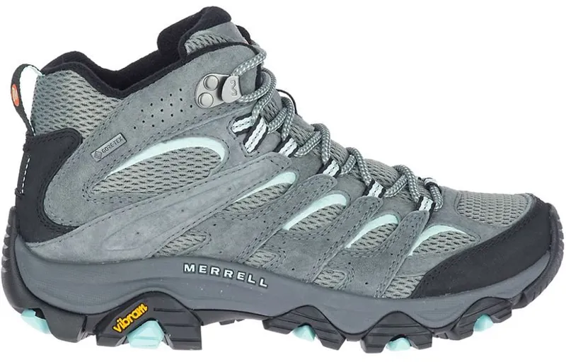 Merrell Womens Moab 3 Mid GTX Shoes - Sedona Sage-1