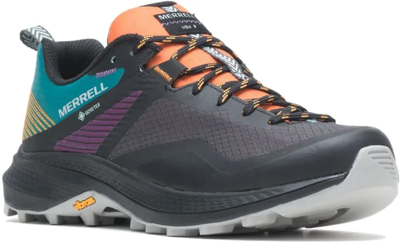 Merrell Womens MQM Flex 3 GTX Shoes - Tangerine-Teal-1