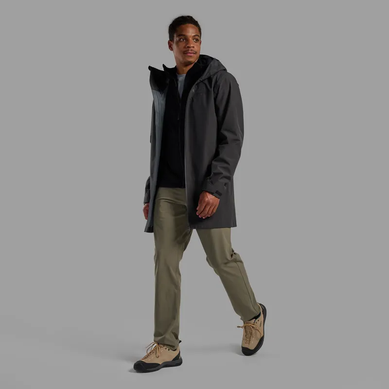 Montane Mens Spirit Long Jacket - Midnight Grey-2