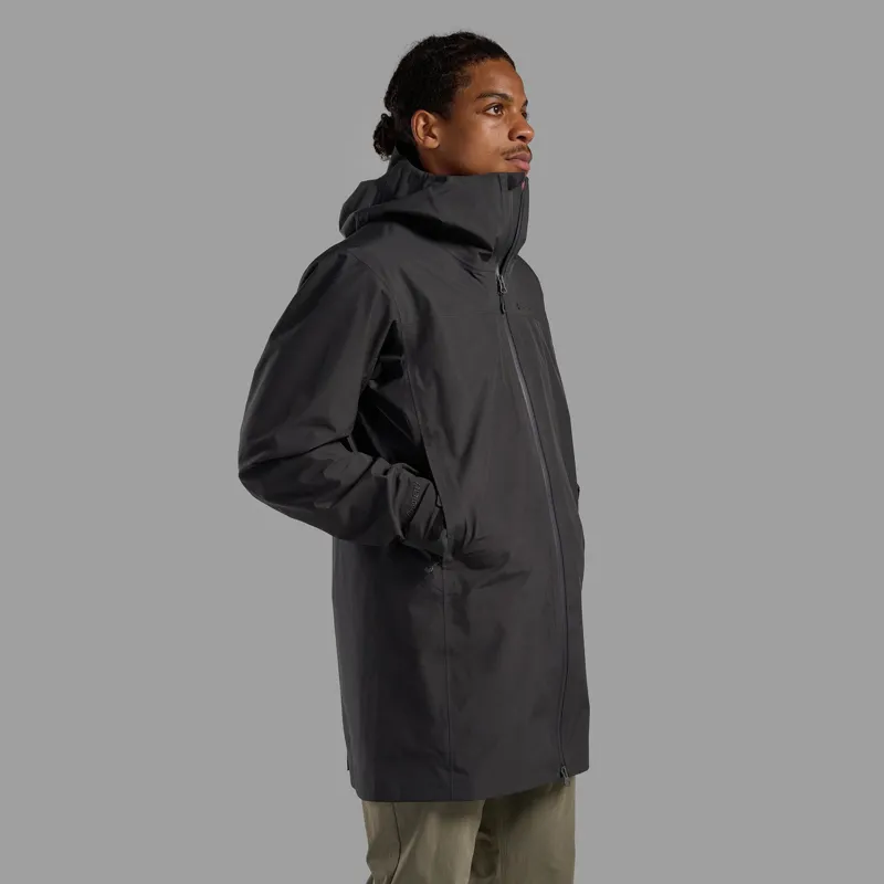 Montane Mens Spirit Long Jacket - Midnight Grey-4