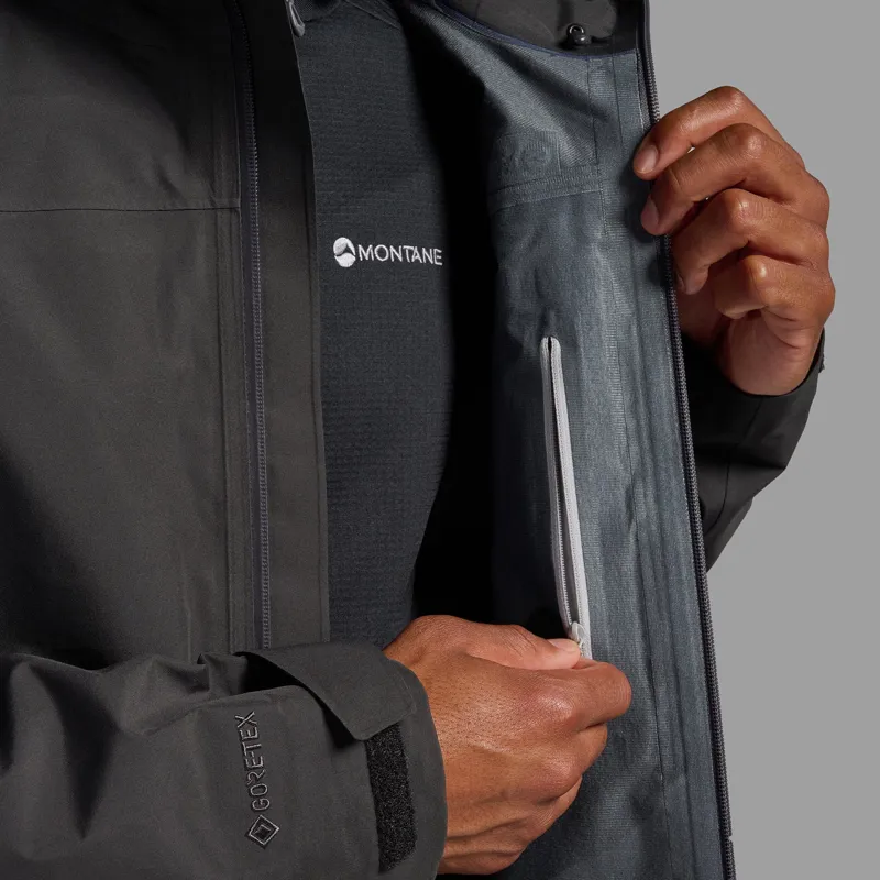 Montane Mens Spirit Long Jacket - Midnight Grey-8