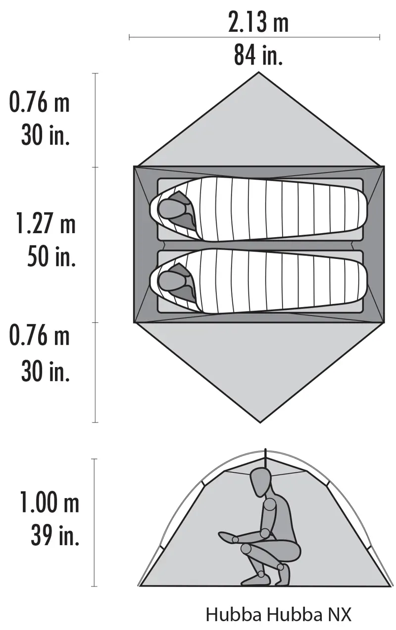 MSR Hubba Hubba NX Tent - Green-1
