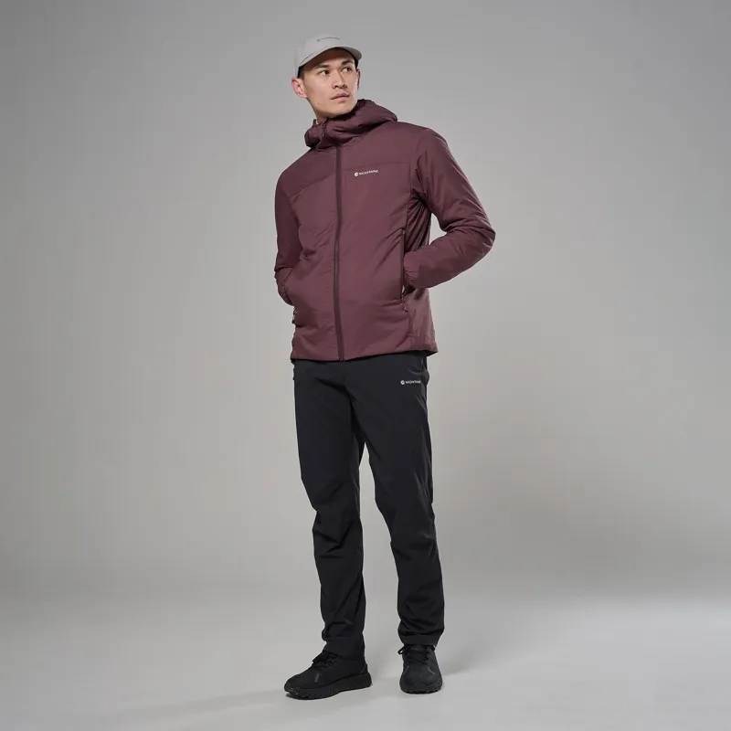 Montane Mens Sirocco XT Hoodie - Dark Garnet-3