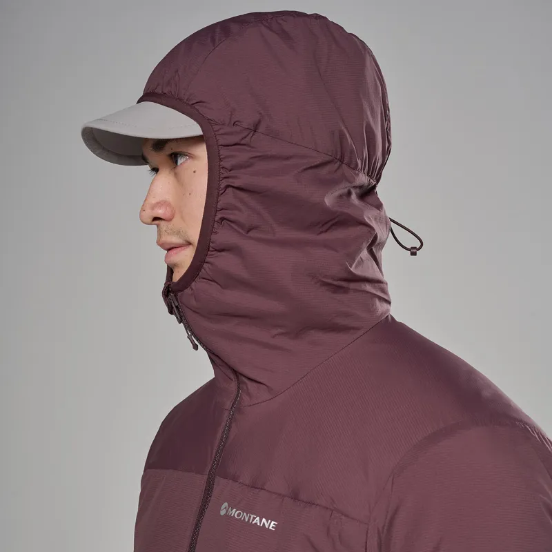 Montane Mens Sirocco XT Hoodie - Dark Garnet-8