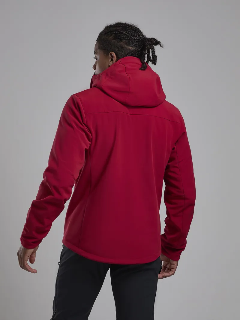Montane Mens Windjammer XPD Hoodie - Acer Red-2