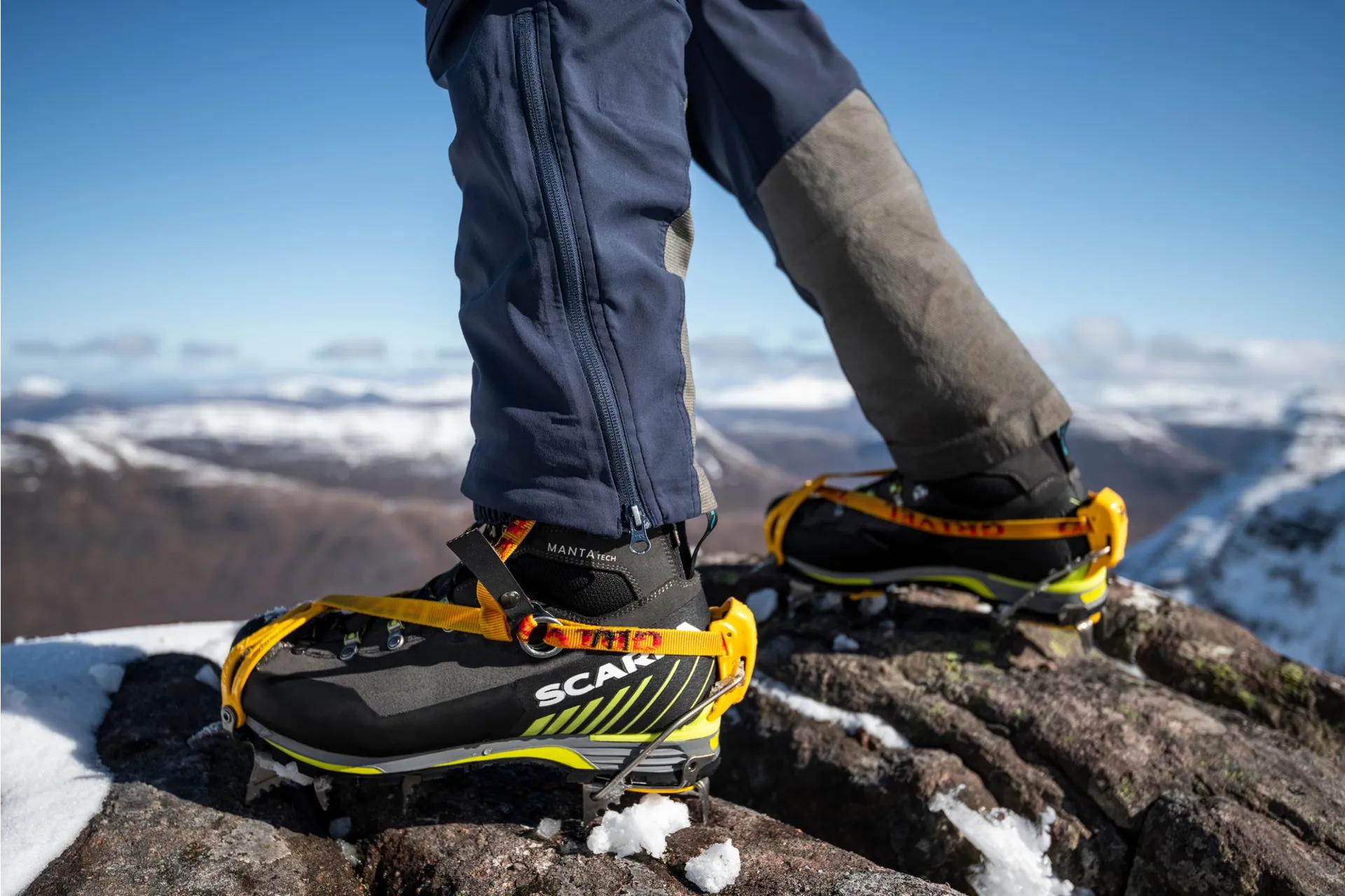 Scarpa Mens Manta Tech GTX Boots - Shark-Lime
