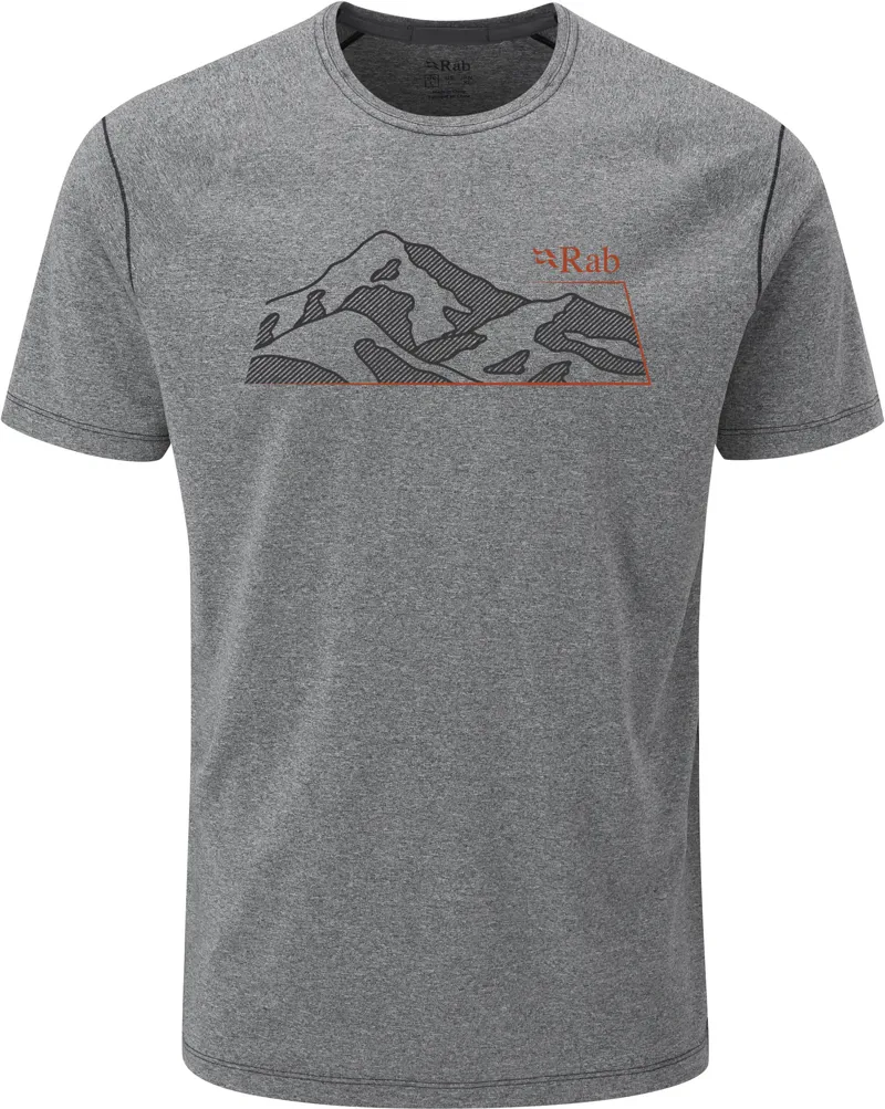 Rab Mens Mantle Mountain Tee - Beluga