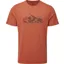 Rab Mens Mantle Mountain Tee - Red Clay
