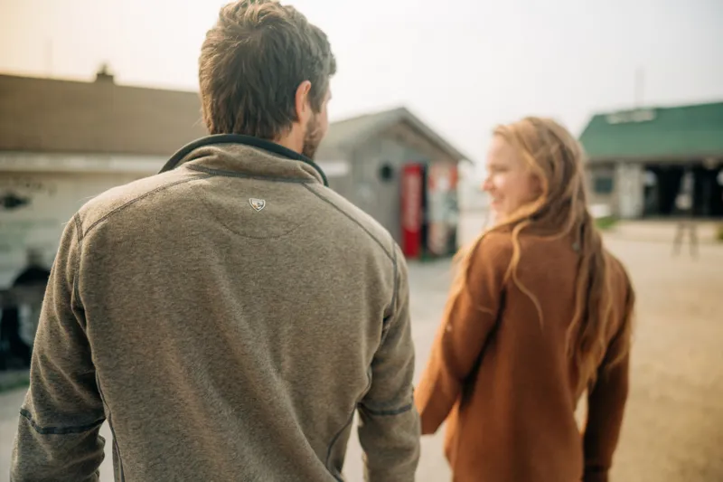 Kuhl Mens Revel 1/4 Zip Fleece - Oatmeal-12