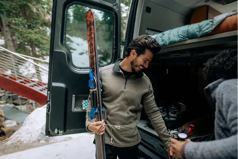 Kuhl Mens Revel 1/4 Zip Fleece - Oatmeal-8