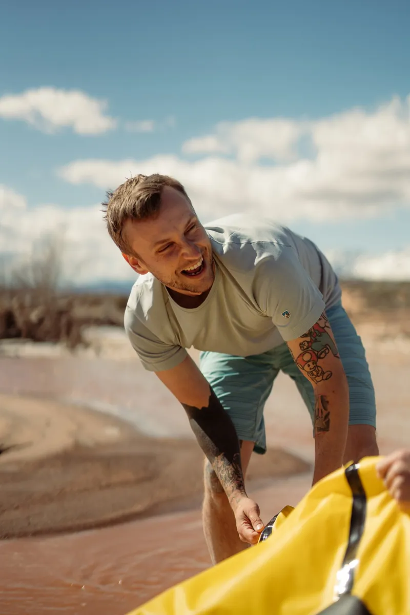 Kuhl Mens Superair T - Blue Alloy-4