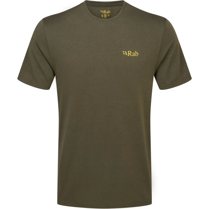 Rab Mens Mantle Ridge Tee - Army-1