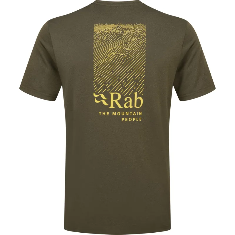 Rab Mens Mantle Ridge Tee - Army-2