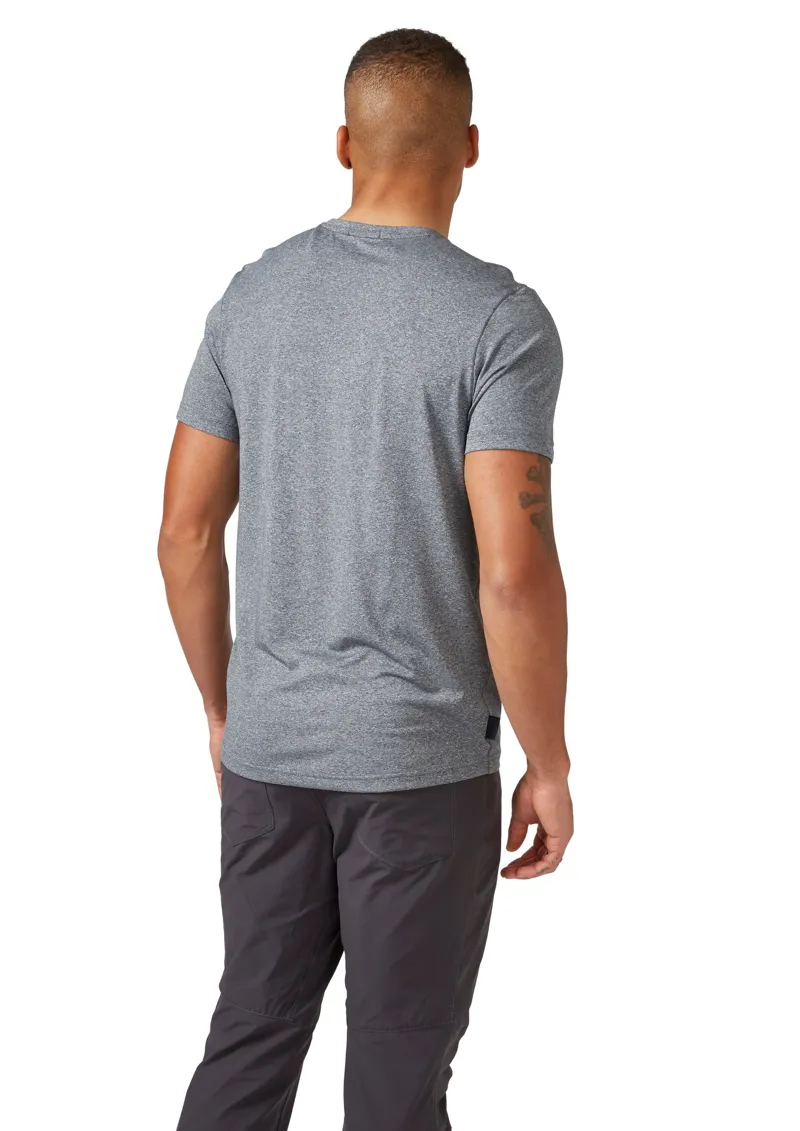 Rab Mens Mantle Tee - Ebony-2