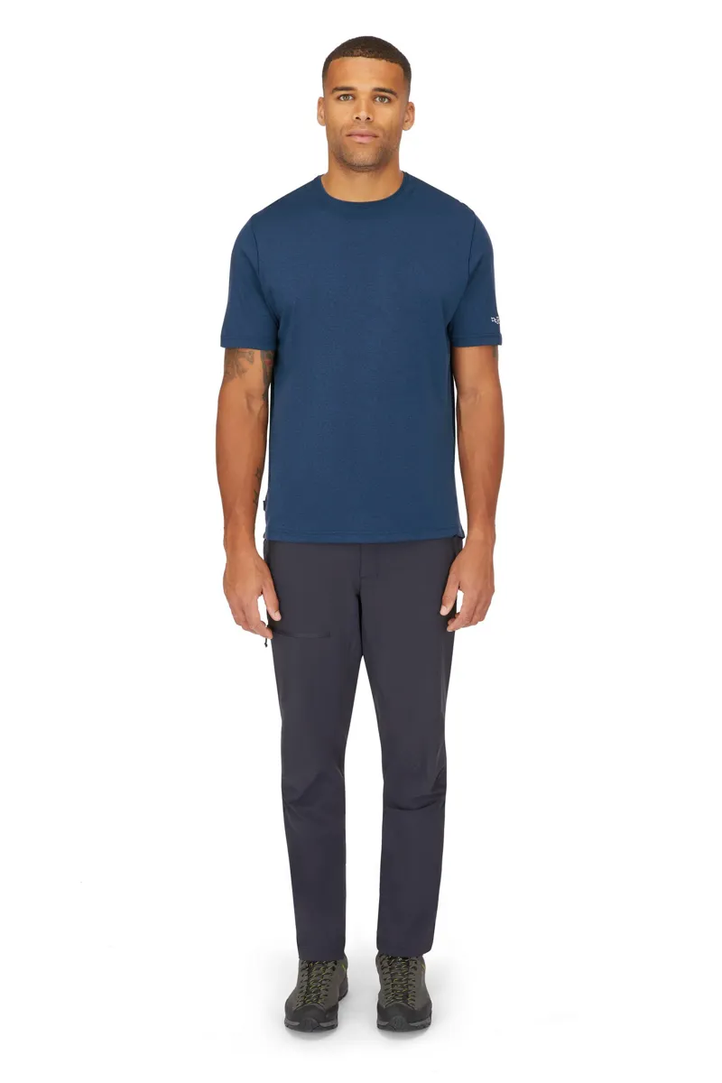 Rab Mens Mantle Tee - Tempest Blue-5