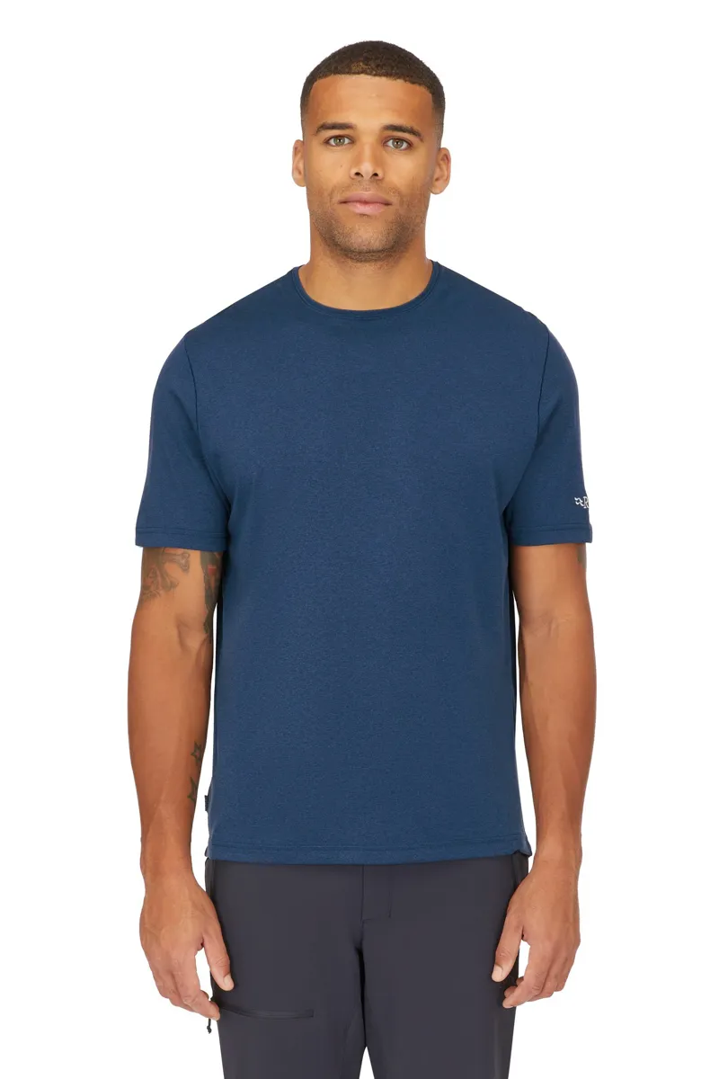 Rab Mens Mantle Tee - Tempest Blue-2
