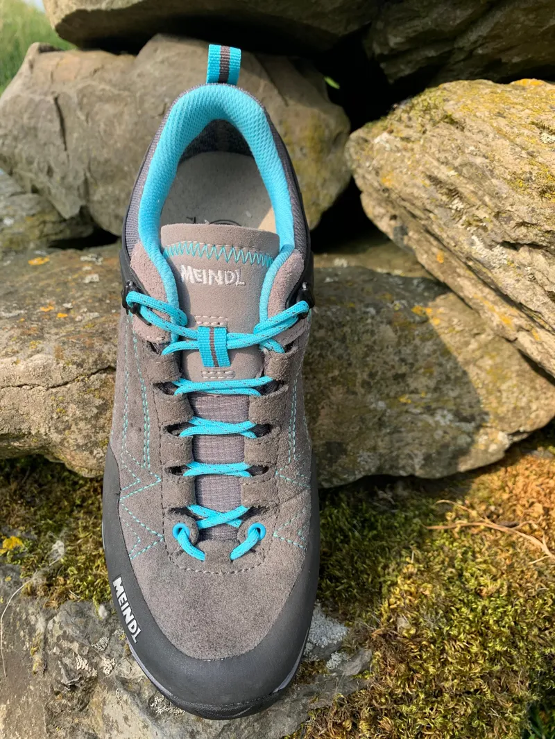 Meindl Womens Ontario GTX Shoes - Grey-Azure-7