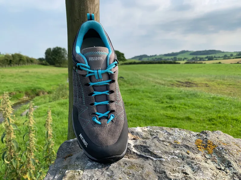 Meindl Womens Ontario GTX Shoes - Grey-Azure-8