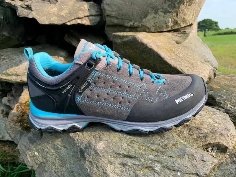 Meindl Womens Ontario GTX Shoes - Grey-Azure-10