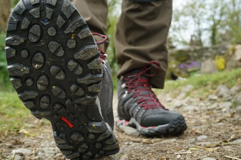 Meindl Mens Respond Mid II GTX Boots - Graphite-Red-5