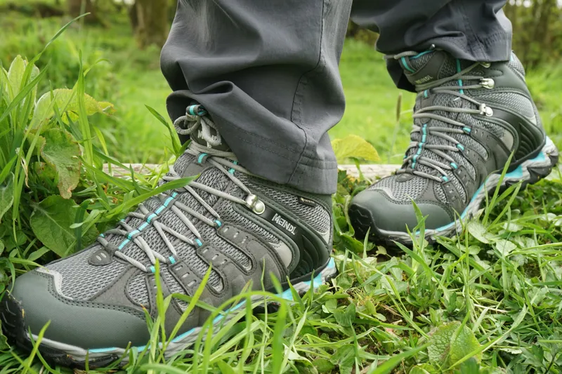 Meindl Womens Respond Mid II GTX Boots - Anthracite-Turquoise-4