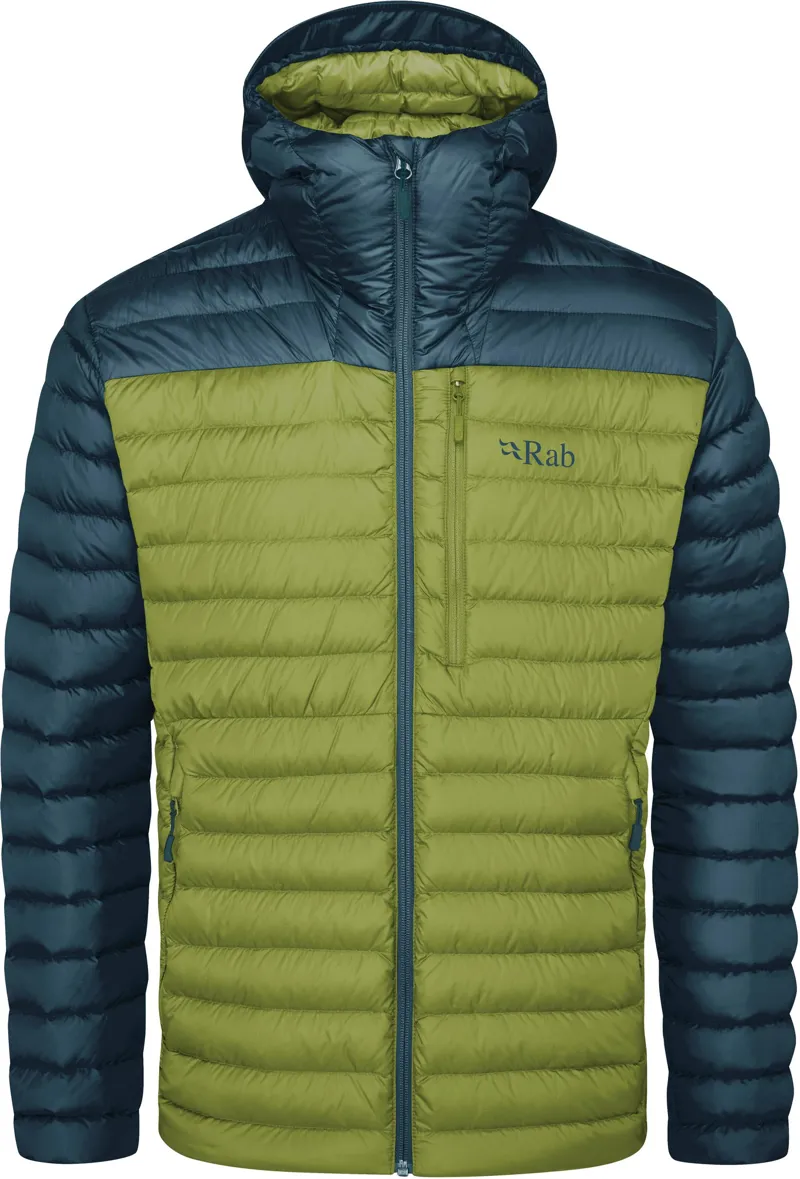 Rab Mens Microlight Alpine Jacket - Orion Blue-Aspen Green
