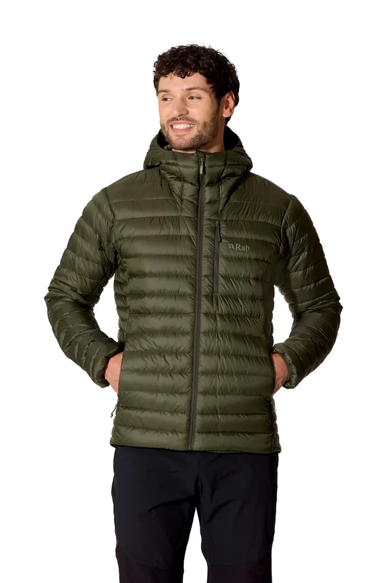 Rab Mens Microlight Alpine Hoody - Army-4