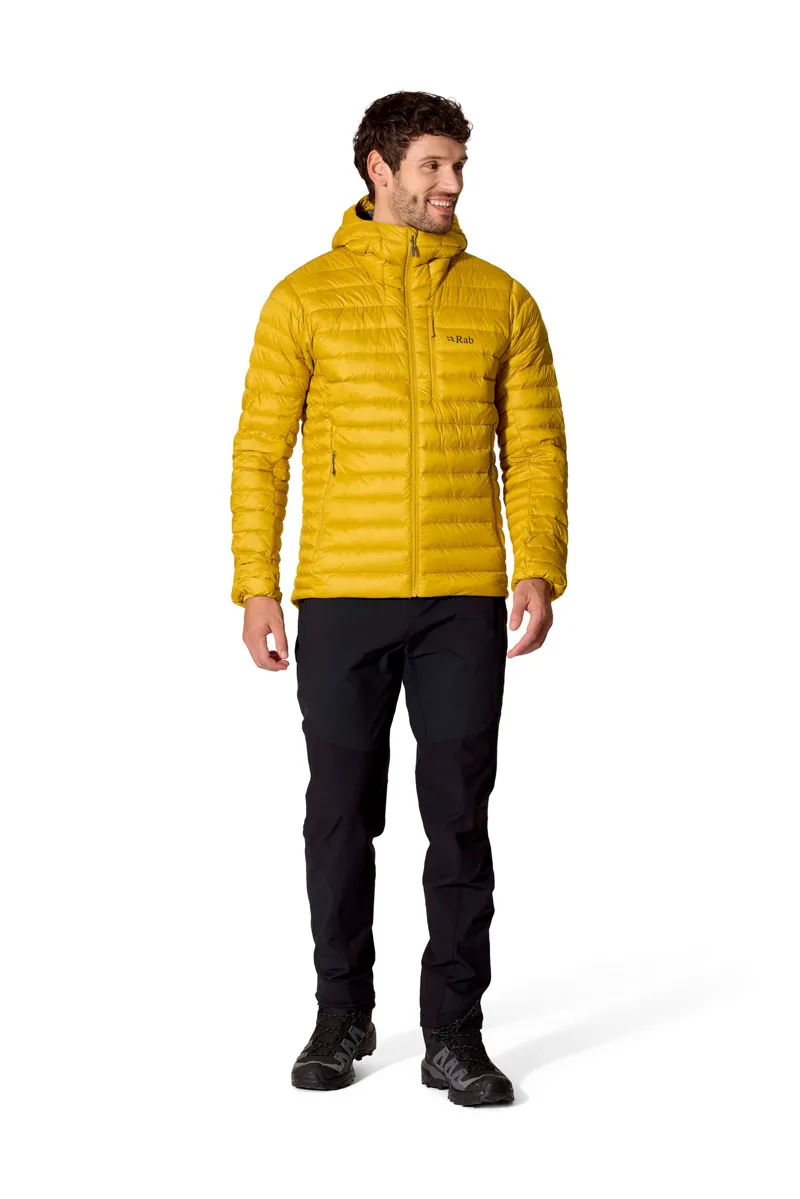 Rab Mens Microlight Alpine Hoody - Dark Pollen-2