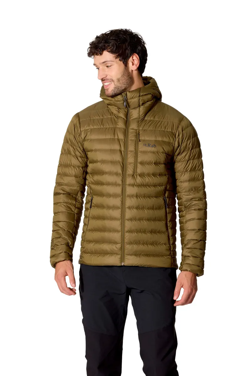 Rab Mens Microlight Alpine Hoody - Oak-4