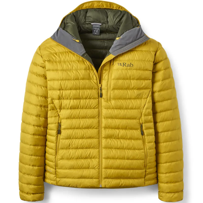 Rab Mens Microlight Alpine Jacket - Dark Pollen
