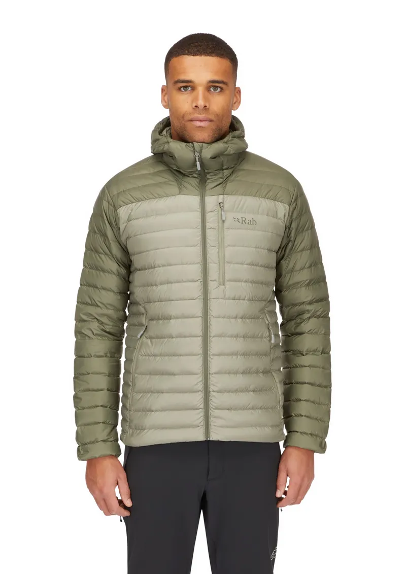 Rab Mens Microlight Alpine Jacket - Dark Pollen-2