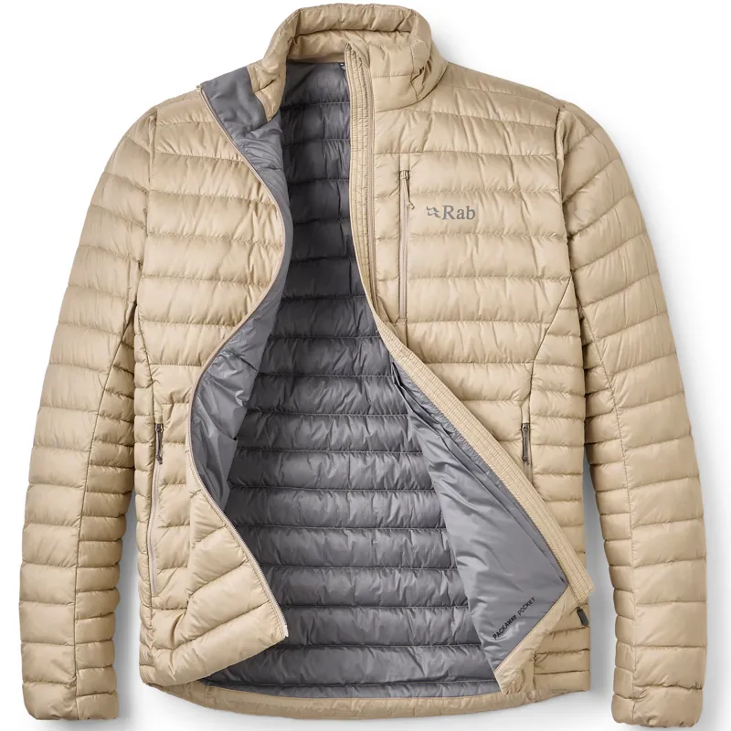 Rab Mens Microlight Jacket - Dark Pebble-1