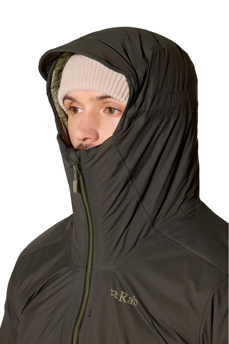 Rab Mens Microlight Shield Jacket - Dark Army-8