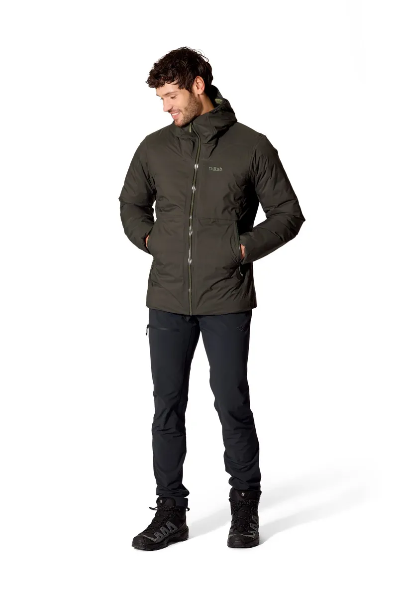 Rab Mens Microlight Shield Jacket - Dark Army-2