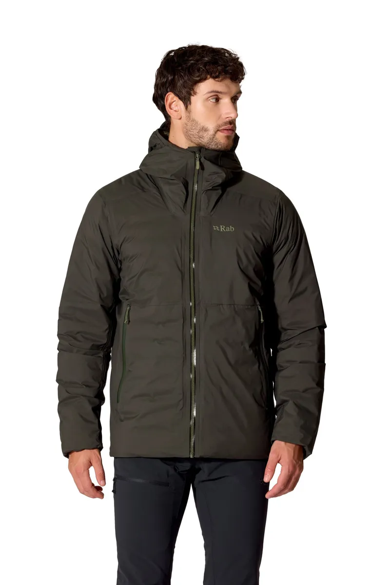 Rab Mens Microlight Shield Jacket - Dark Army-4