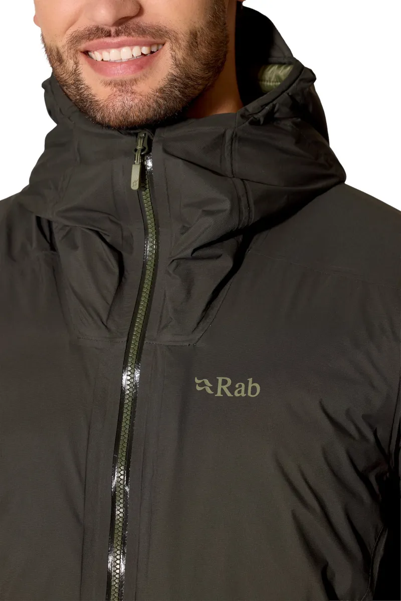 Rab Mens Microlight Shield Jacket - Dark Army-9
