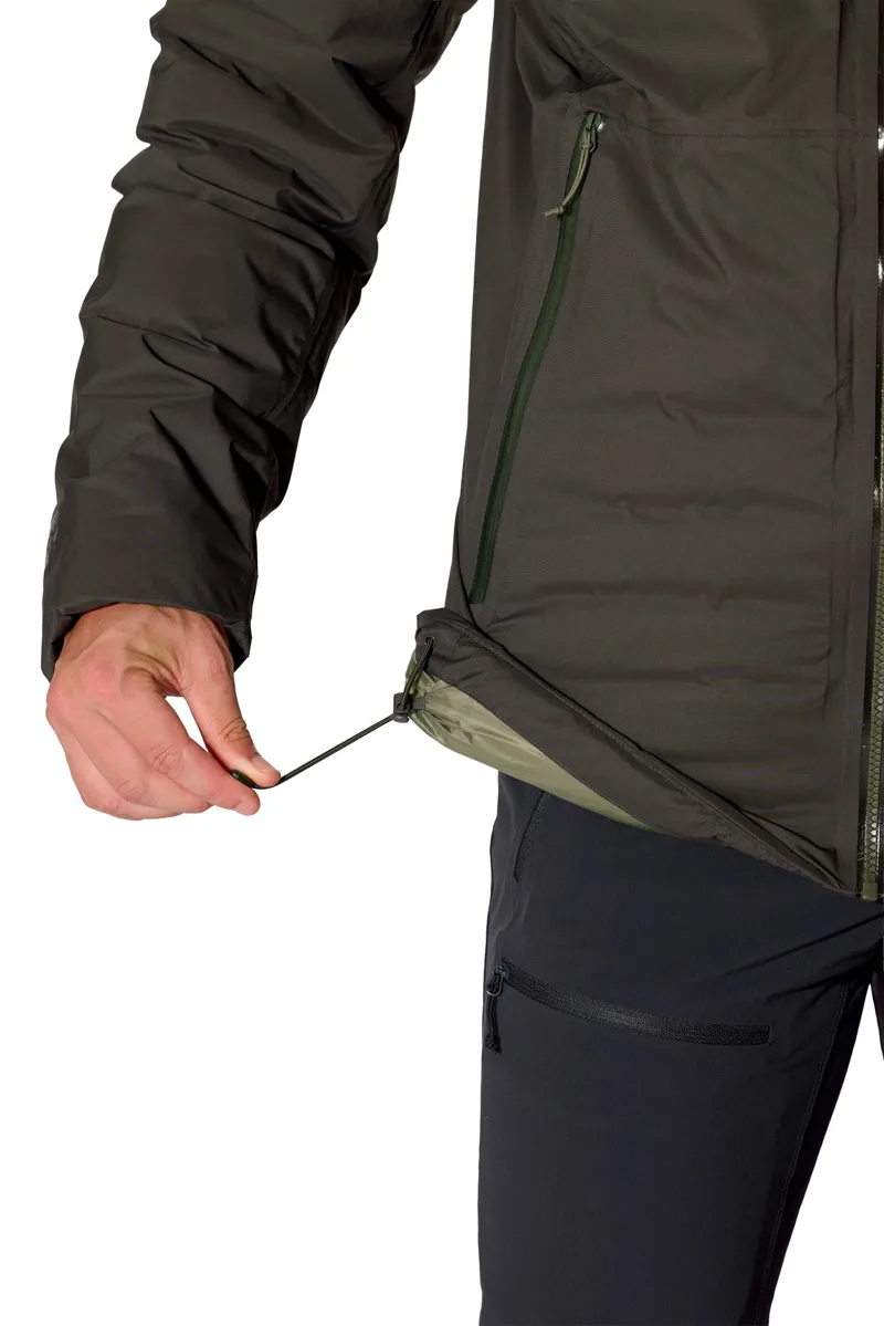 Rab Mens Microlight Shield Jacket - Dark Army-12