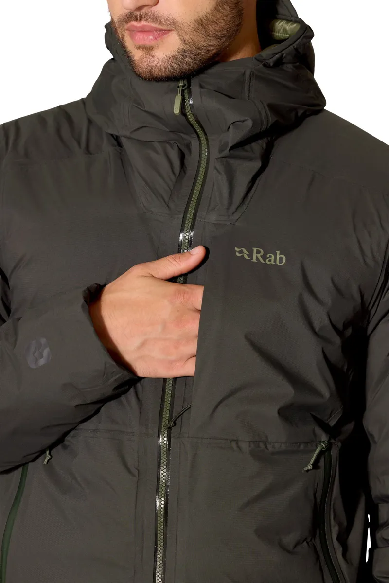 Rab Mens Microlight Shield Jacket - Dark Army-10