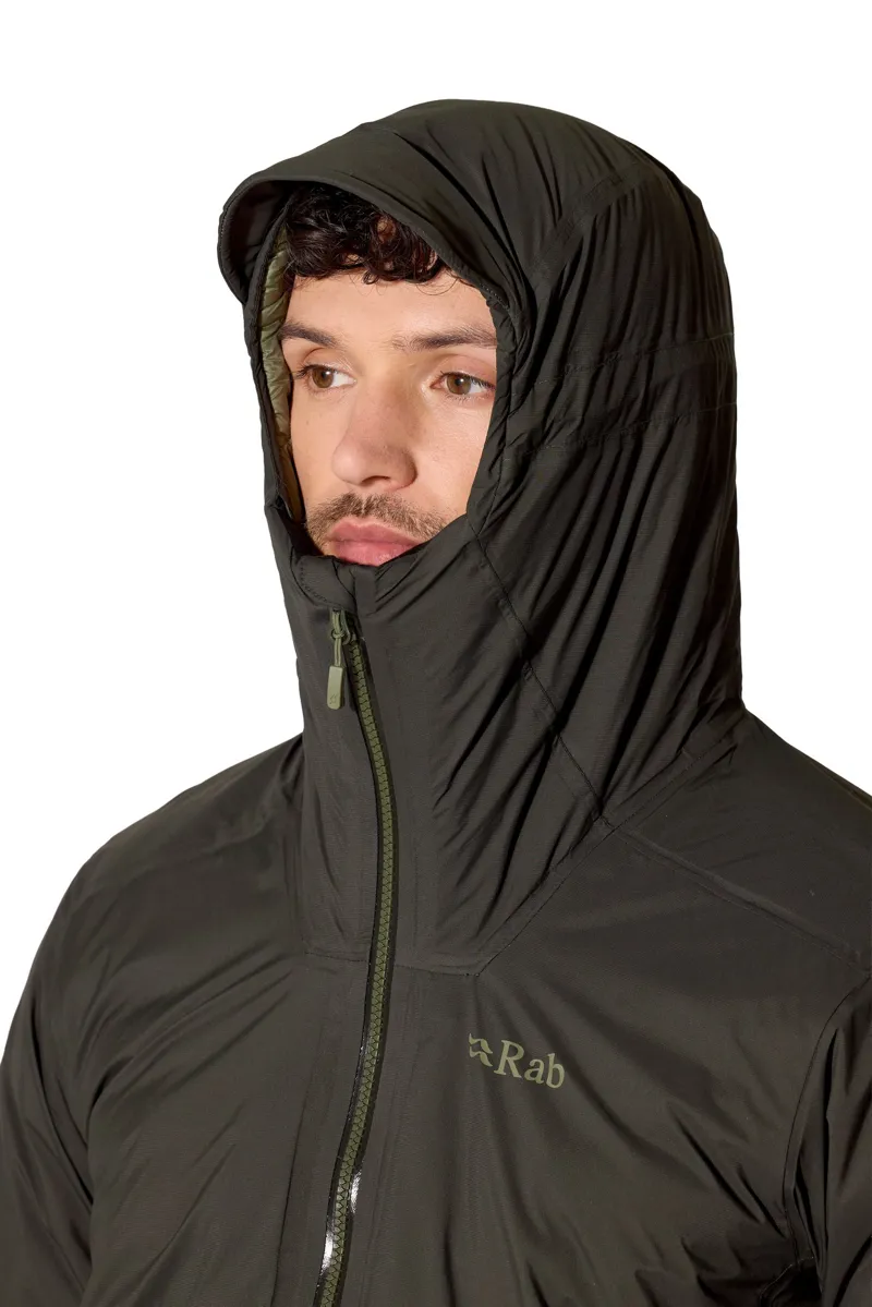 Rab Mens Microlight Shield Jacket - Dark Army-5