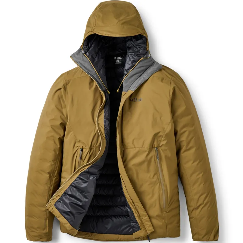 Rab Mens Microlight Shield Jacket - Oak-1