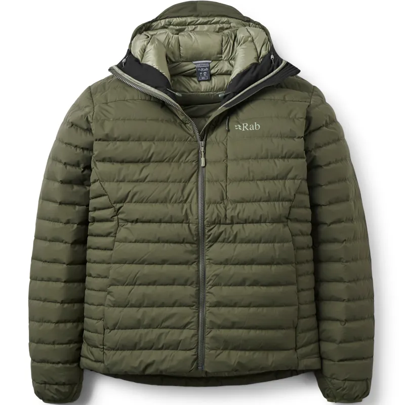 Rab Mens Microlight Windstopper Hoody - Army