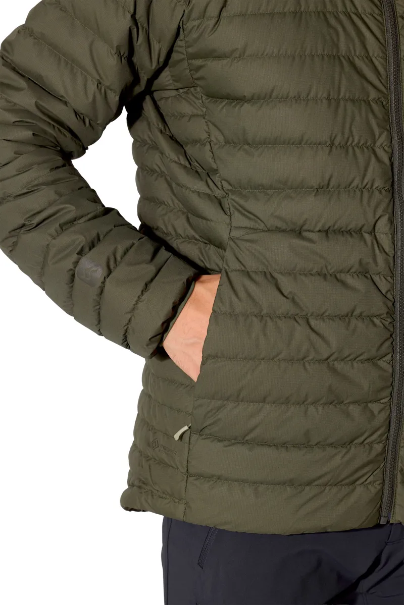 Rab Mens Microlight Windstopper Hoody - Army-6