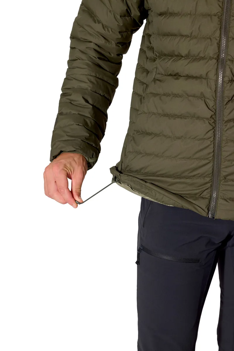 Rab Mens Microlight Windstopper Hoody - Army-8