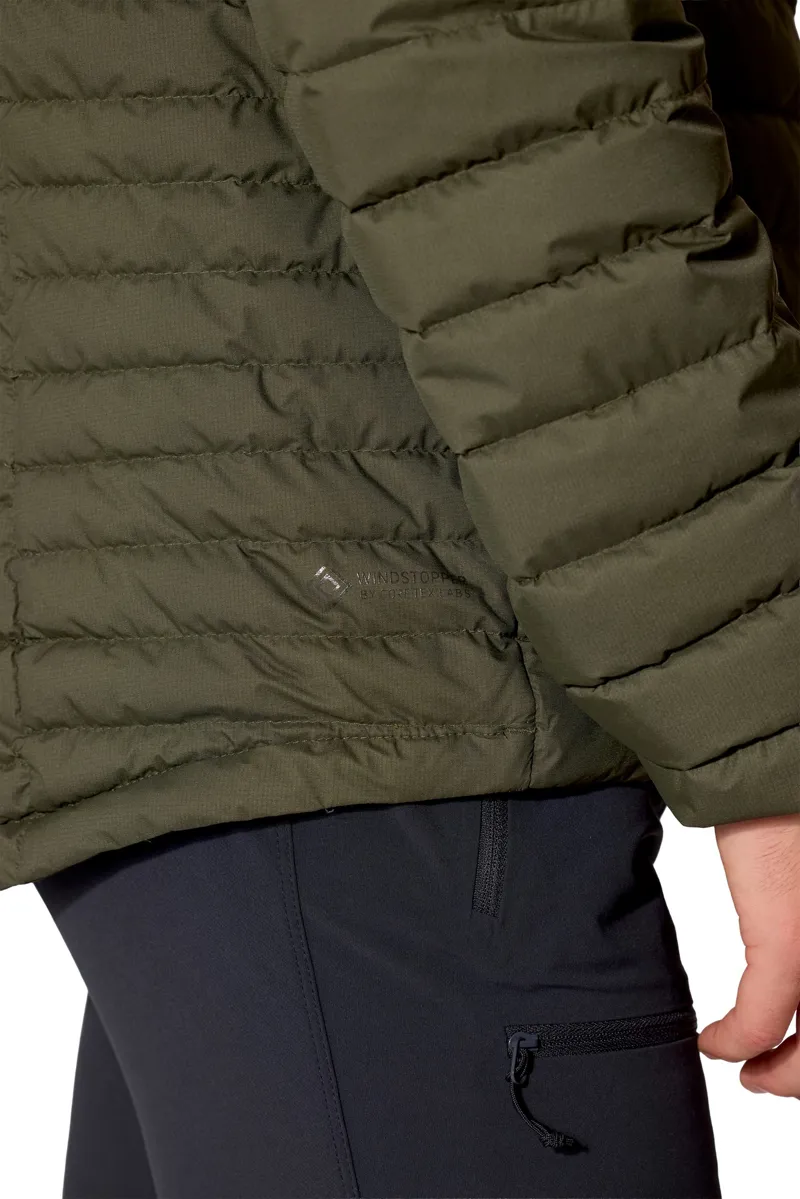 Rab Mens Microlight Windstopper Hoody - Army-9