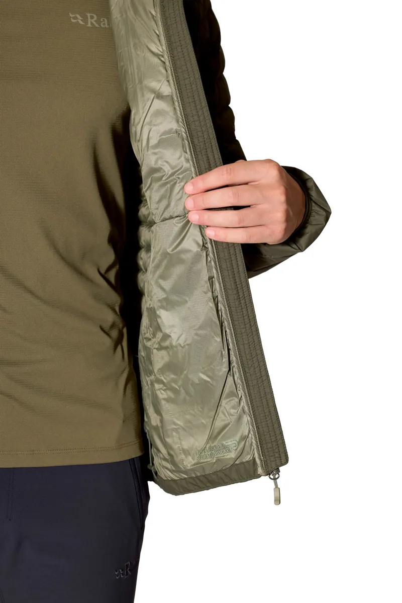Rab Mens Microlight Windstopper Hoody - Army-11