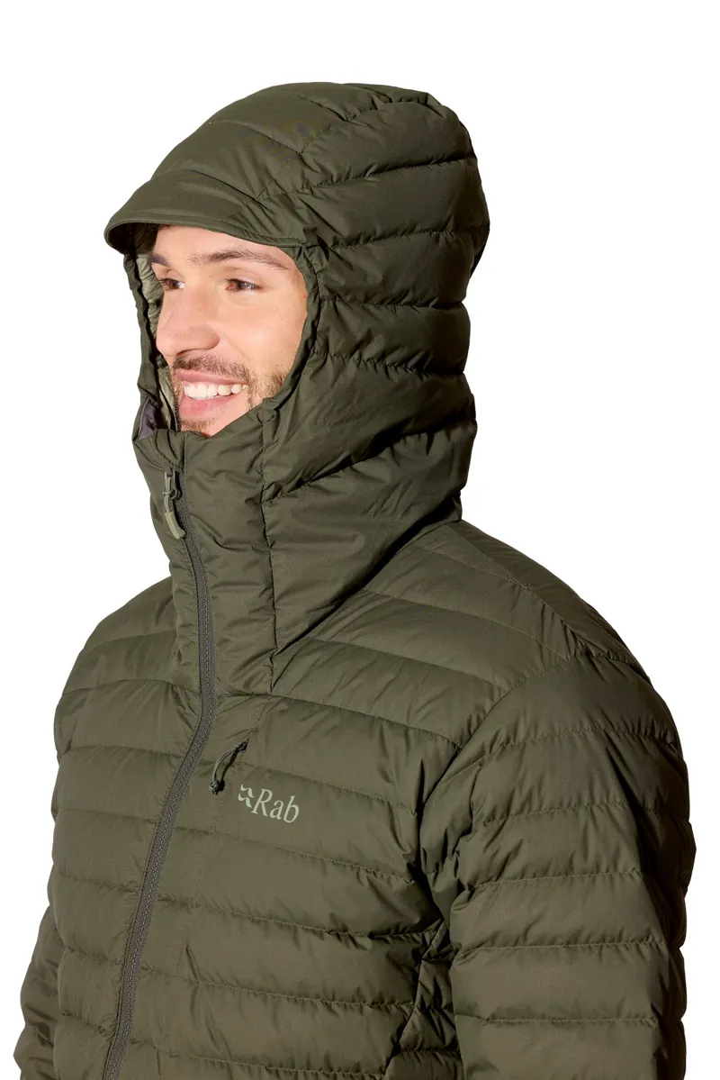 Rab Mens Microlight Windstopper Hoody - Army-12