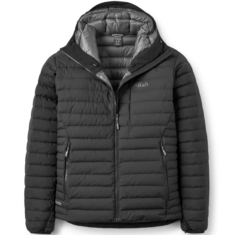 Rab Mens Microlight Windstopper Hoody - Black